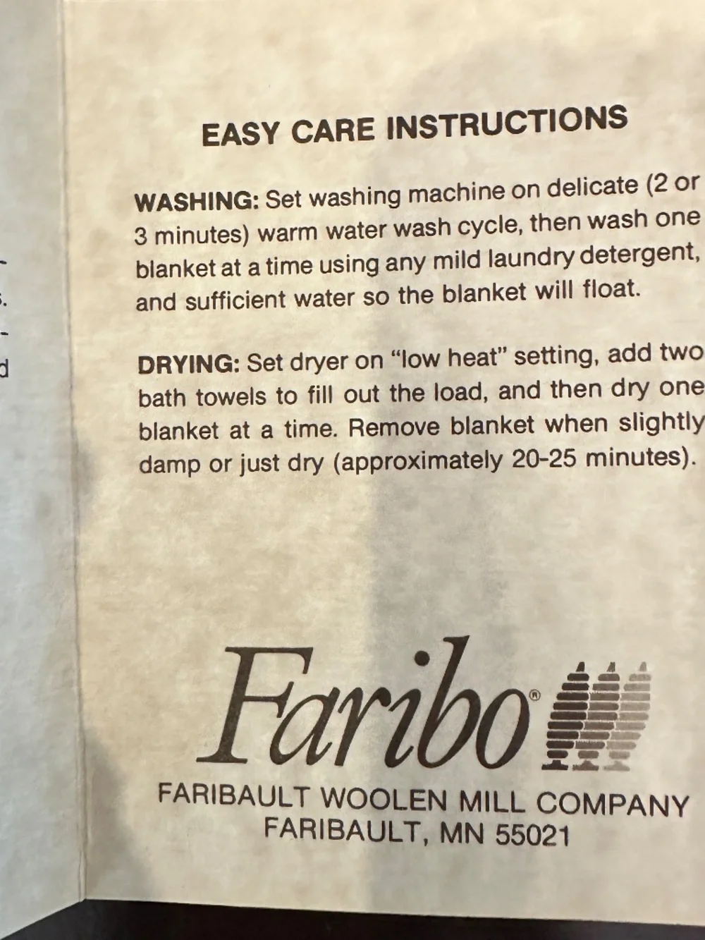 Vintage Faribo Pak-a-Robe 100% Acrylic Red Plaid Throw Blanket 50x 60 New